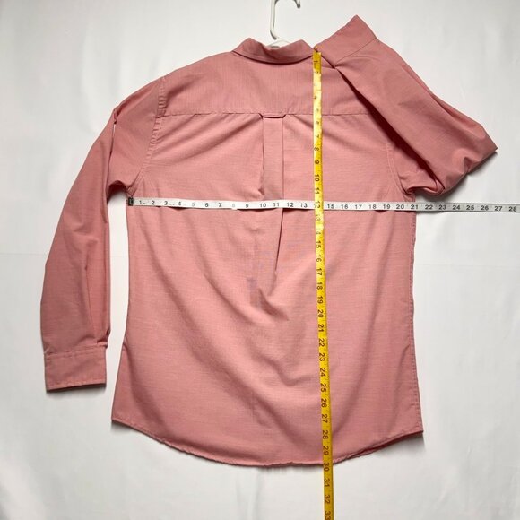 NEW Saddlebred Mens Size S Classic Fit Long-Sleeve Button-Down Pink Shirt - Picture 4 of 12
